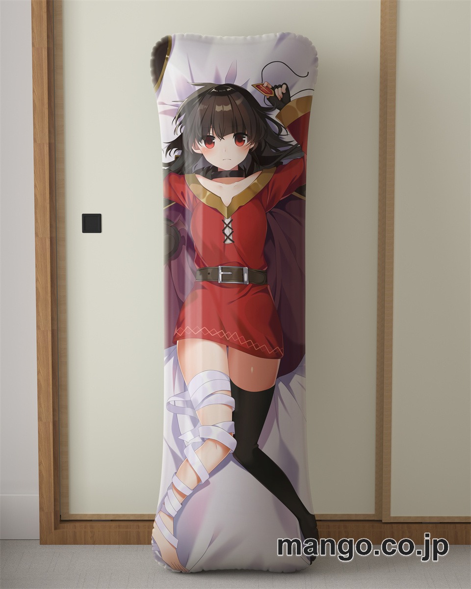 アニメ抱き枕カバーこの素晴らしい世界に祝福を！めぐみん大型クッションキャラクターグッズPVC製コレクション用