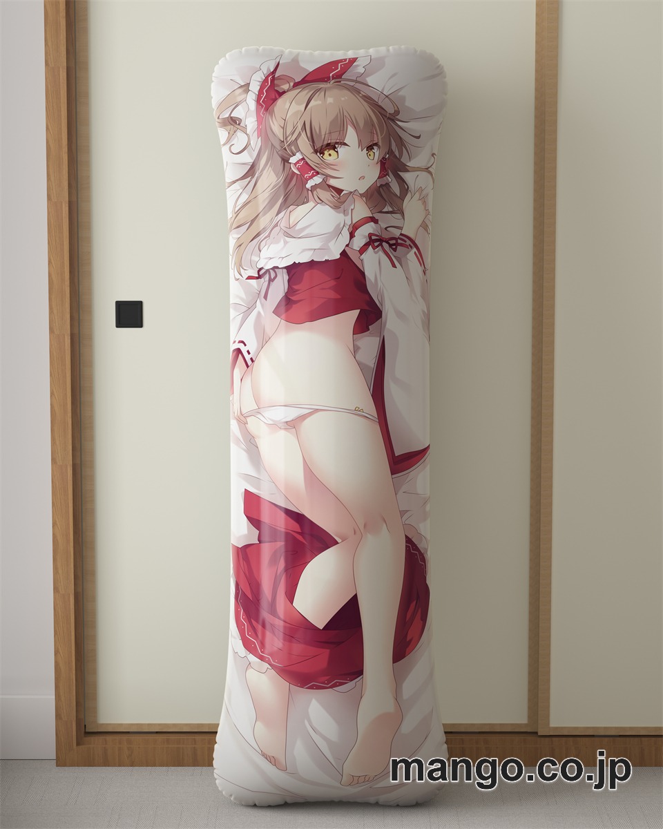 アニメ抱き枕カバー「東方Project」霊夢ちゃん大型クッションキャラクターグッズPVC製コレクション用 2
