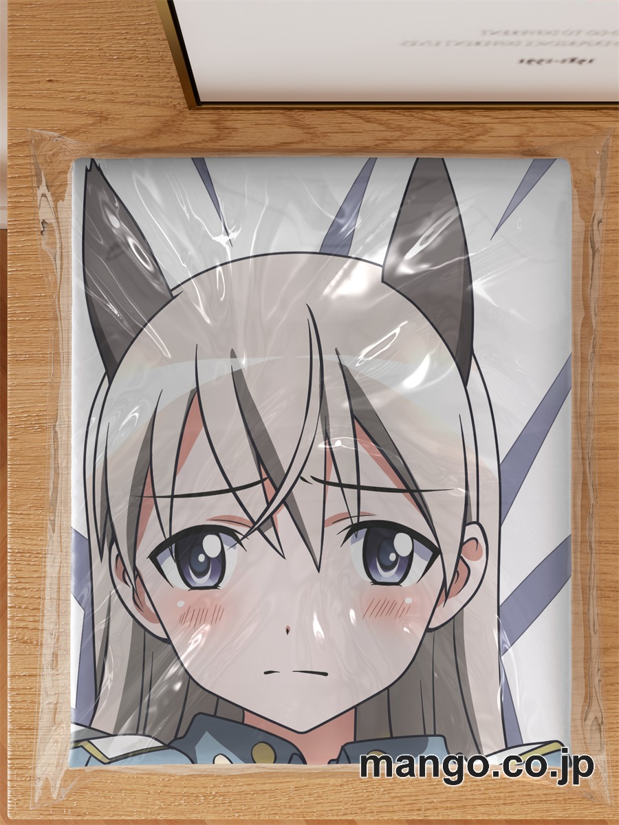 アニメ抱き枕カバー「ストライクウィッチーズ」（エイラ）大型クッションキャラクターグッズPVC製コレクション用 3