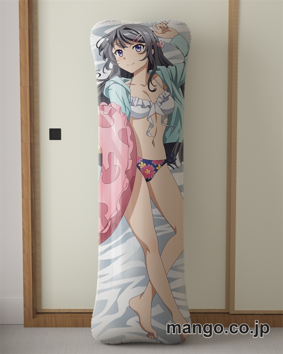 アニメ抱き枕カバー青春ブタ野郎はバニーガール先輩の夢を見ない桜島麻衣大型クッションキャラクターグッズPVC製コレクション用