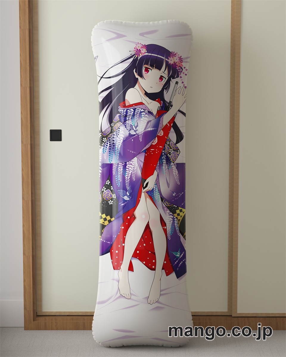アニメ抱き枕カバー【俺の妹がこんなに可愛いわけがない】(黒猫舞妓)大型クッションキャラクターグッズPVC製コレクション用