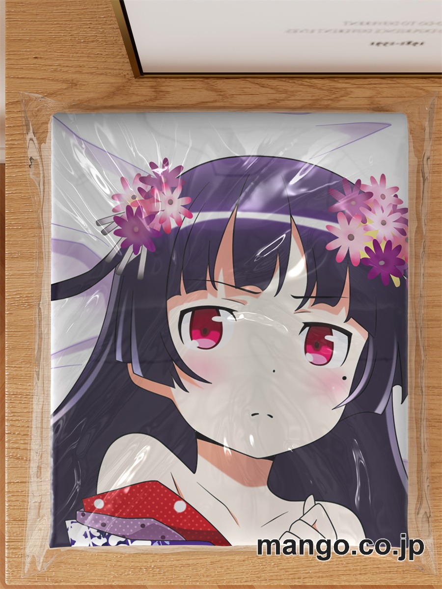 アニメ抱き枕カバー【俺の妹がこんなに可愛いわけがない】(黒猫舞妓)大型クッションキャラクターグッズPVC製コレクション用 3