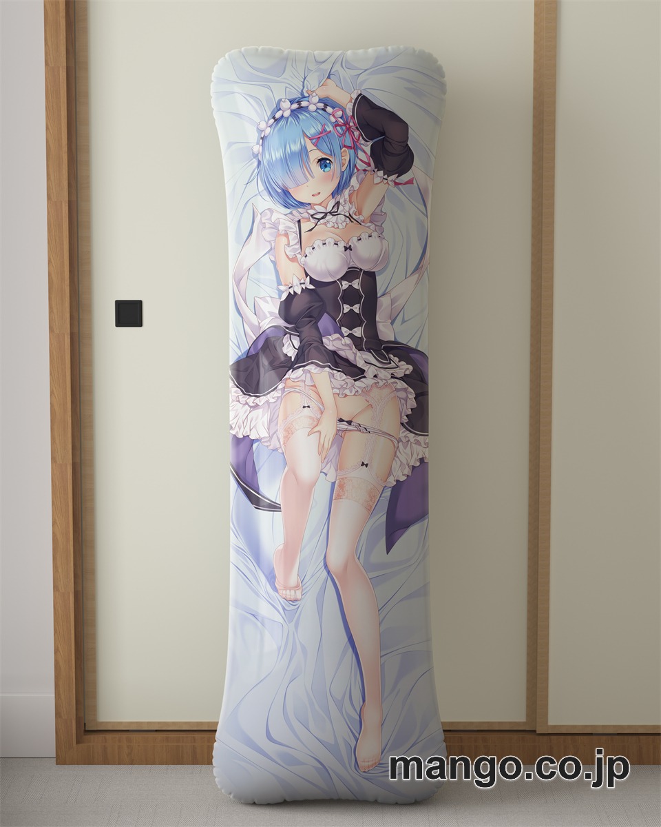 アニメ抱き枕カバーゼロから始める異世界生活レム大型クッションキャラクターグッズPVC製コレクション用