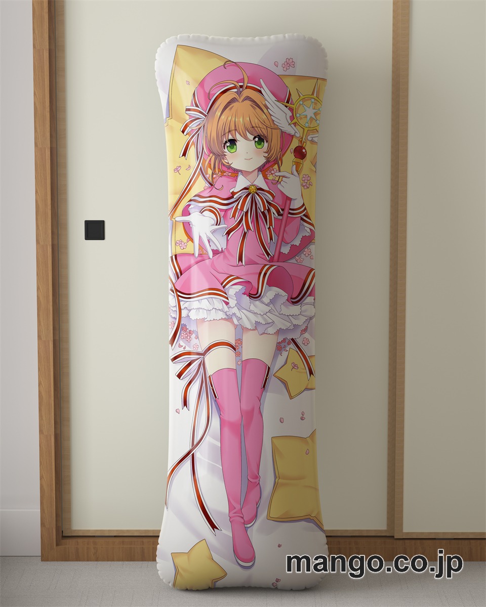 アニメ抱き枕カバーカードキャプターさくら木之本桜大型クッションキャラクターグッズPVC製コレクション用