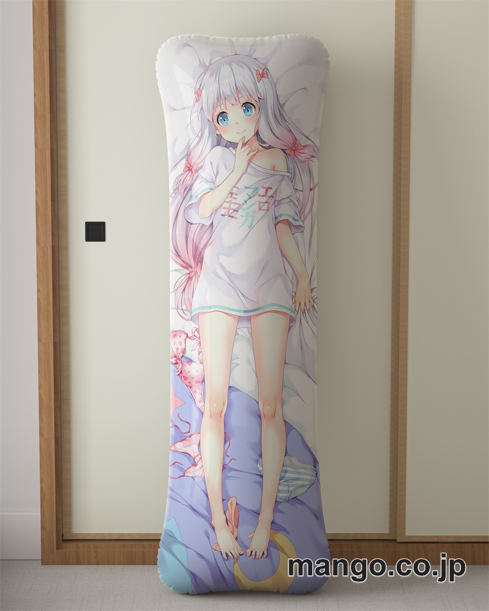 アニメ抱き枕カバーエロマンガ先生紗霧たんの作業を邪魔しないで！大型クッションキャラクターグッズPVC製コレクション用
