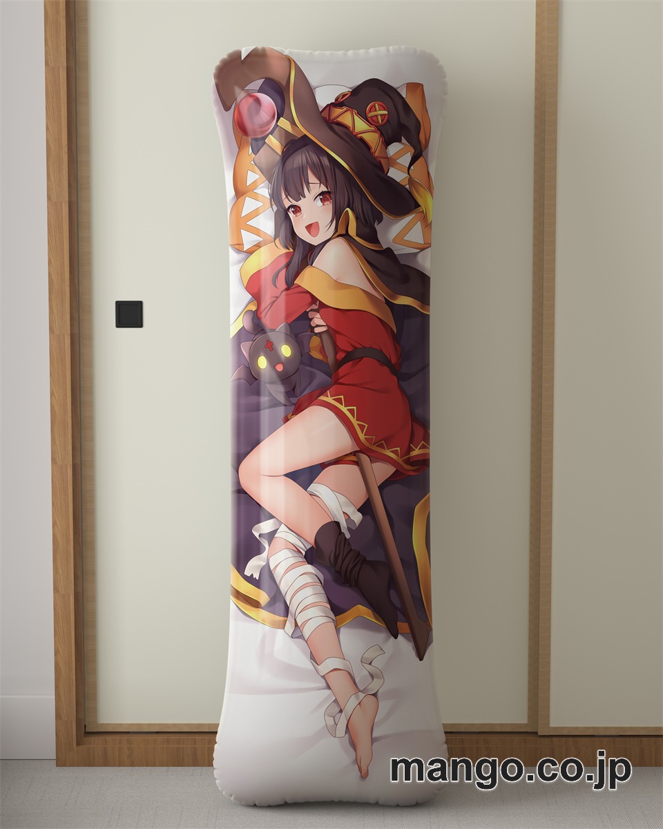 アニメ抱き枕カバー【この素晴らしい世界に祝福を！】めぐみんちゃん大型クッションキャラクターグッズPVC製コレクション用 2