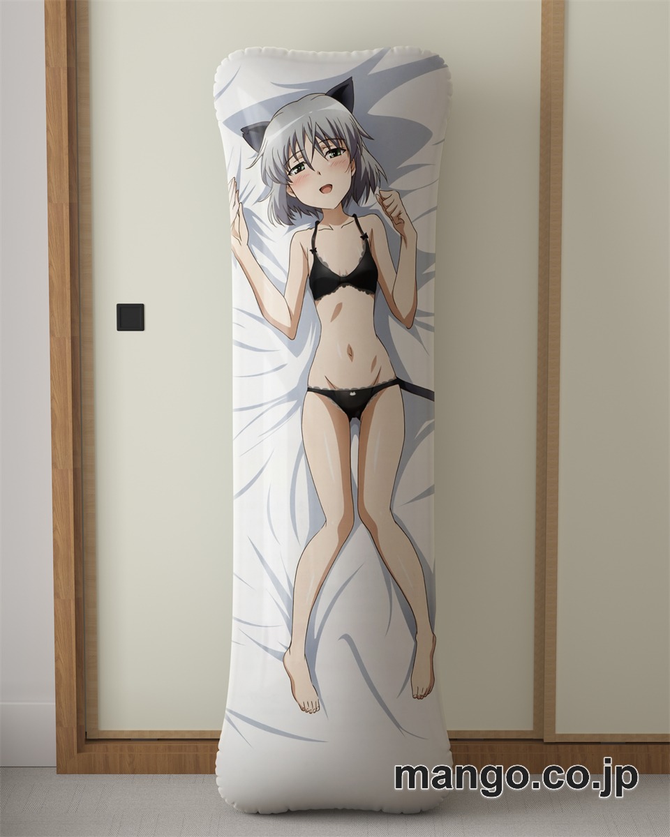 アニメ抱き枕カバーストライクウィッチーズサーニャ V リトヴャク大型クッションキャラクターグッズPVC製コレクション用