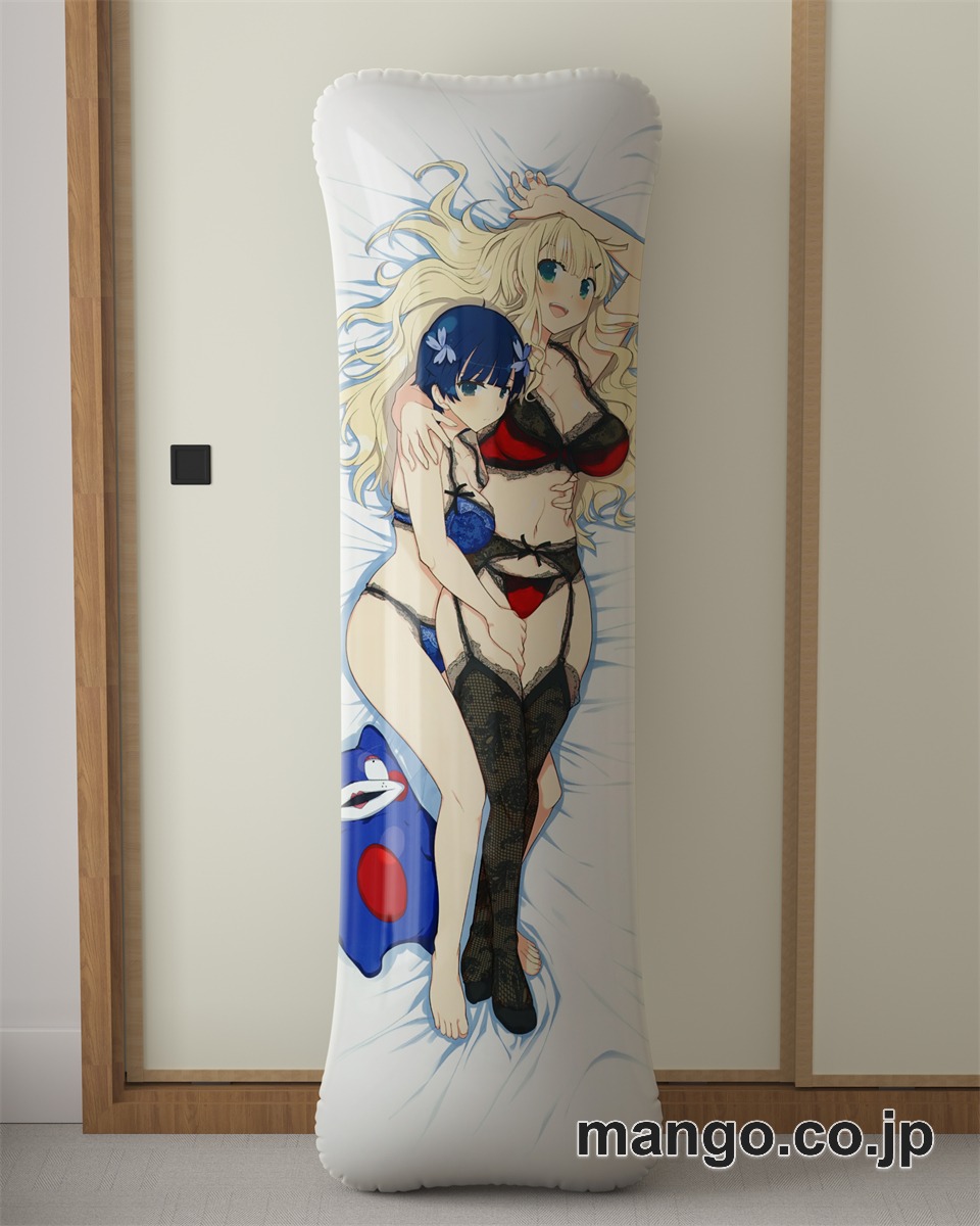 アニメ抱き枕カバー閃乱カグラ夜桜詠未来雪泉大型クッションキャラクターグッズPVC製コレクション用