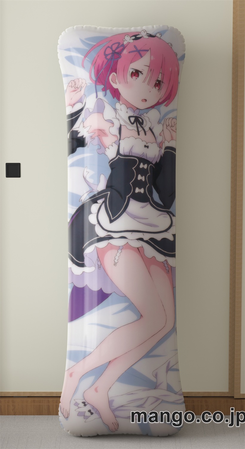 アニメ抱き枕カバーゼロから始める異世界生活レムラム大型クッションキャラクターグッズPVC製コレクション用