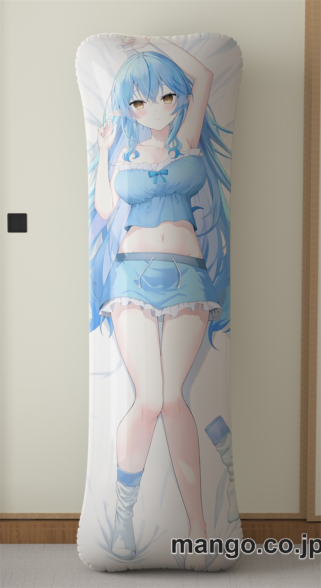 アニメ抱き枕カバー[バーチャルYoutuber]雪花ラミィ大型クッションキャラクターグッズPVC製コレクション用