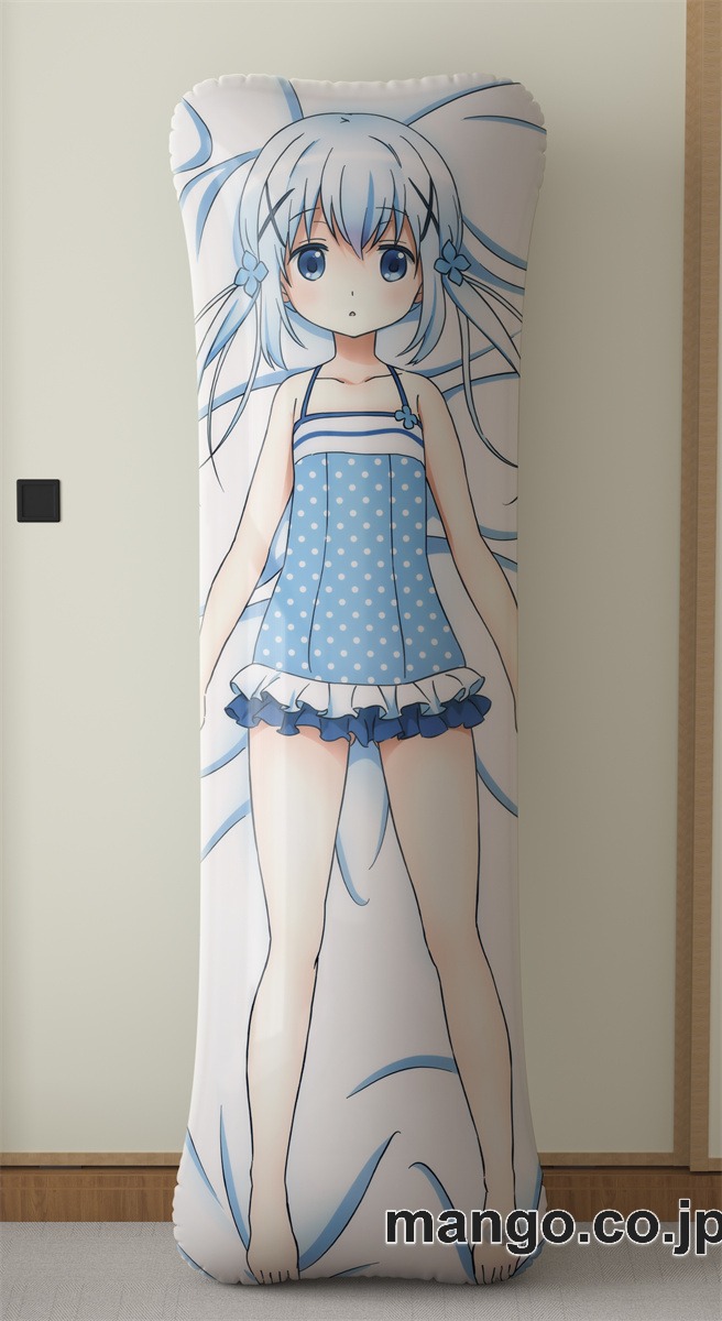 アニメ抱き枕カバーご注文はうさぎですかチノ大型クッションキャラクターグッズPVC製コレクション用