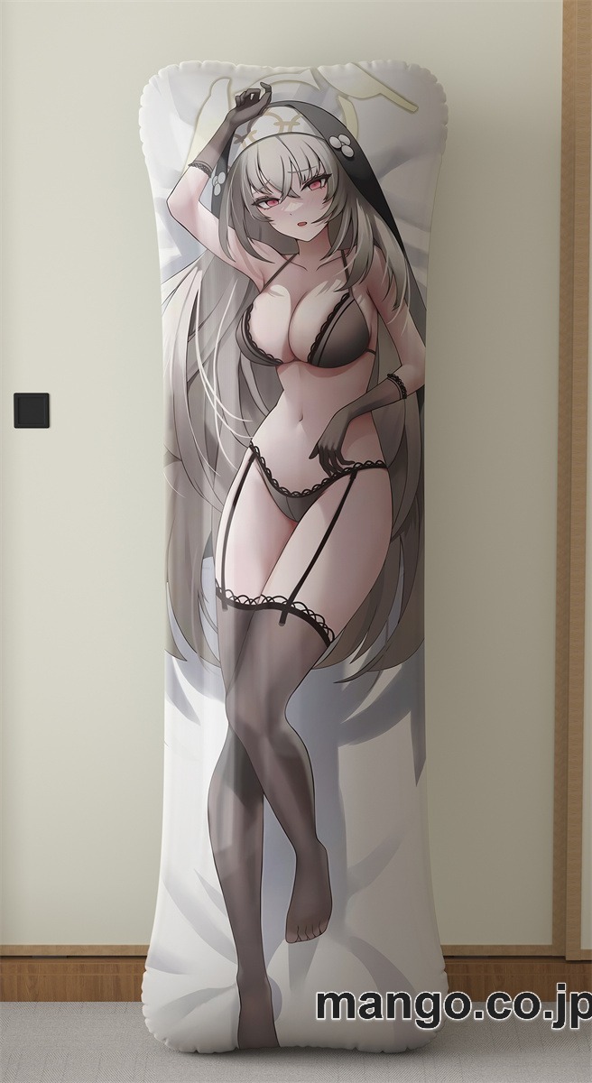 アニメ抱き枕カバー[ブルーアーカイブ]歌住サクラコ大型クッションキャラクターグッズPVC製コレクション用 2