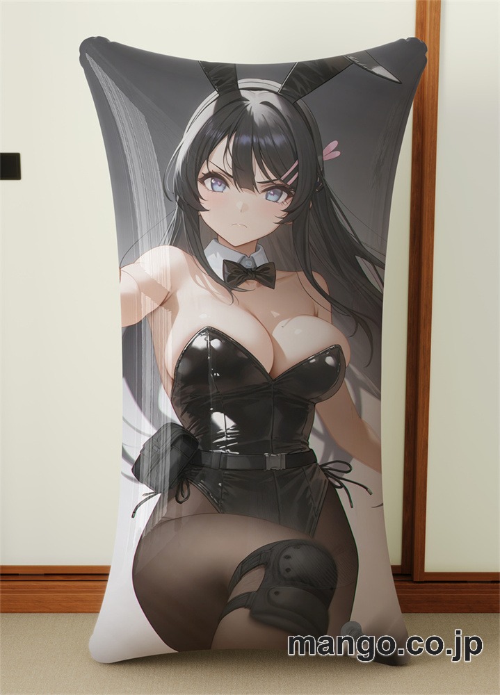 アニメ抱き枕カバー 【青春ブタ野郎シリーズ】桜島麻衣 小型クッション キャラクターグッズ PVC製 コレクション用 2
