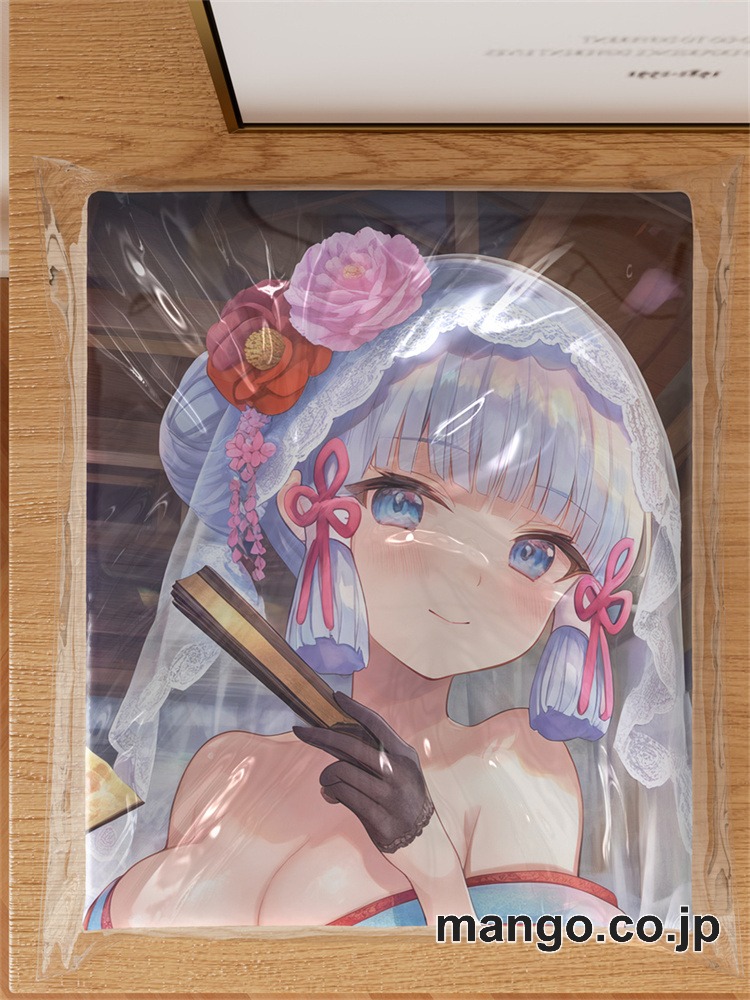 アニメ抱き枕カバー 【原神】神里綾華 小型クッション キャラクターグッズ PVC製 コレクション用 3