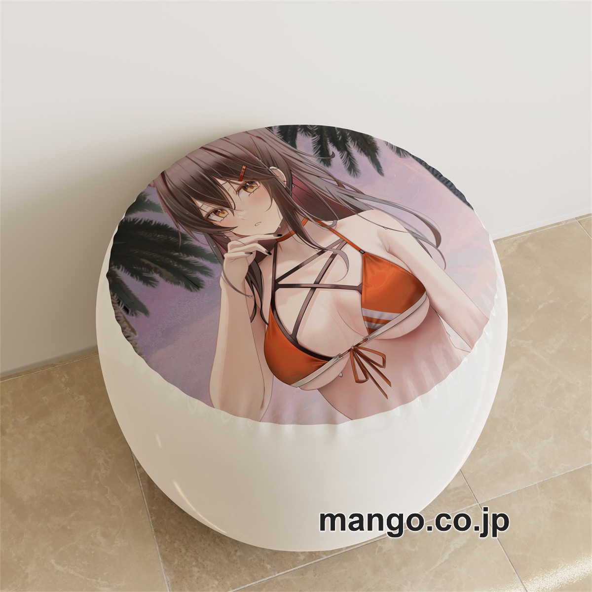 PVC ラウンドスツール アニメ キャラクター【アークナイツ】テキサスpvcスツールPVC製 キャラクターグッズ コレクション用 2