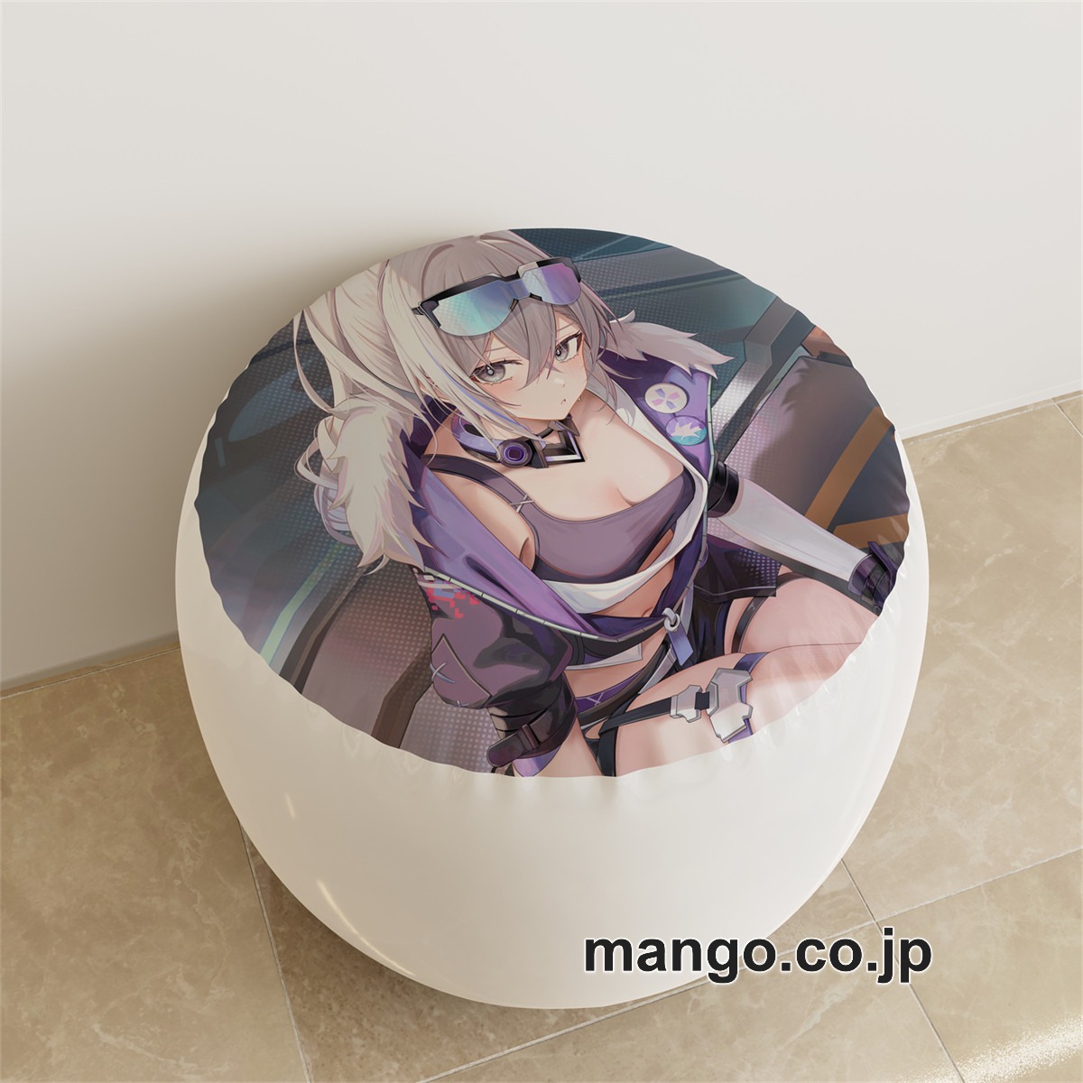PVC ラウンドスツール アニメ キャラクター【崩壊スターレイル】銀狼pvcスツールPVC製 キャラクターグッズ コレクション用