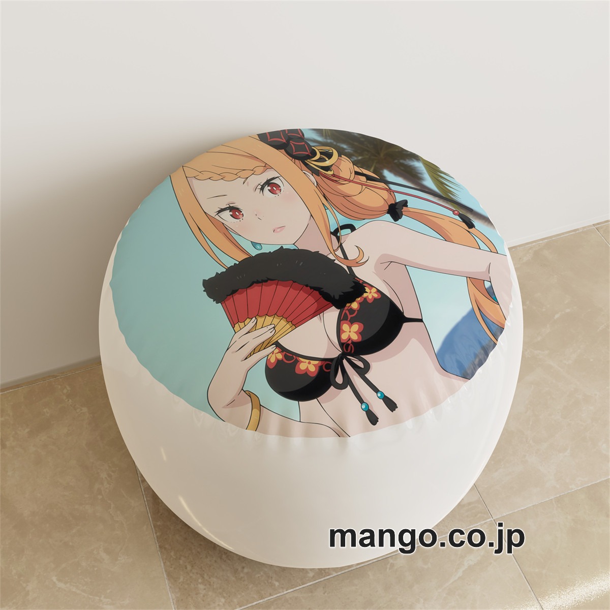 PVC ラウンドスツール アニメ キャラクター【Reゼロから始める異世界生活】プリシラpvcスツールPVC製 キャラクターグッズ コレクション用 2