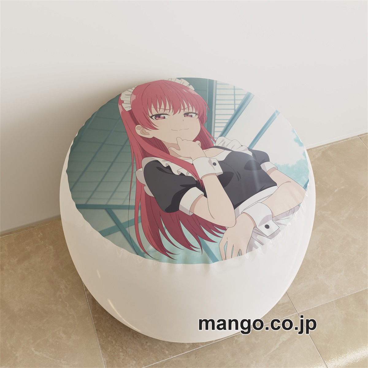 PVC ラウンドスツール アニメ キャラクター【カノジョも彼女】佐木咲pvcスツールPVC製 キャラクターグッズ コレクション用