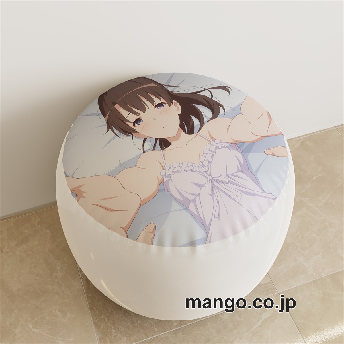 PVC ラウンドスツール アニメ キャラクター【冴えない彼女の育てかた】加藤恵pvcスツールPVC製 キャラクターグッズ コレクション用