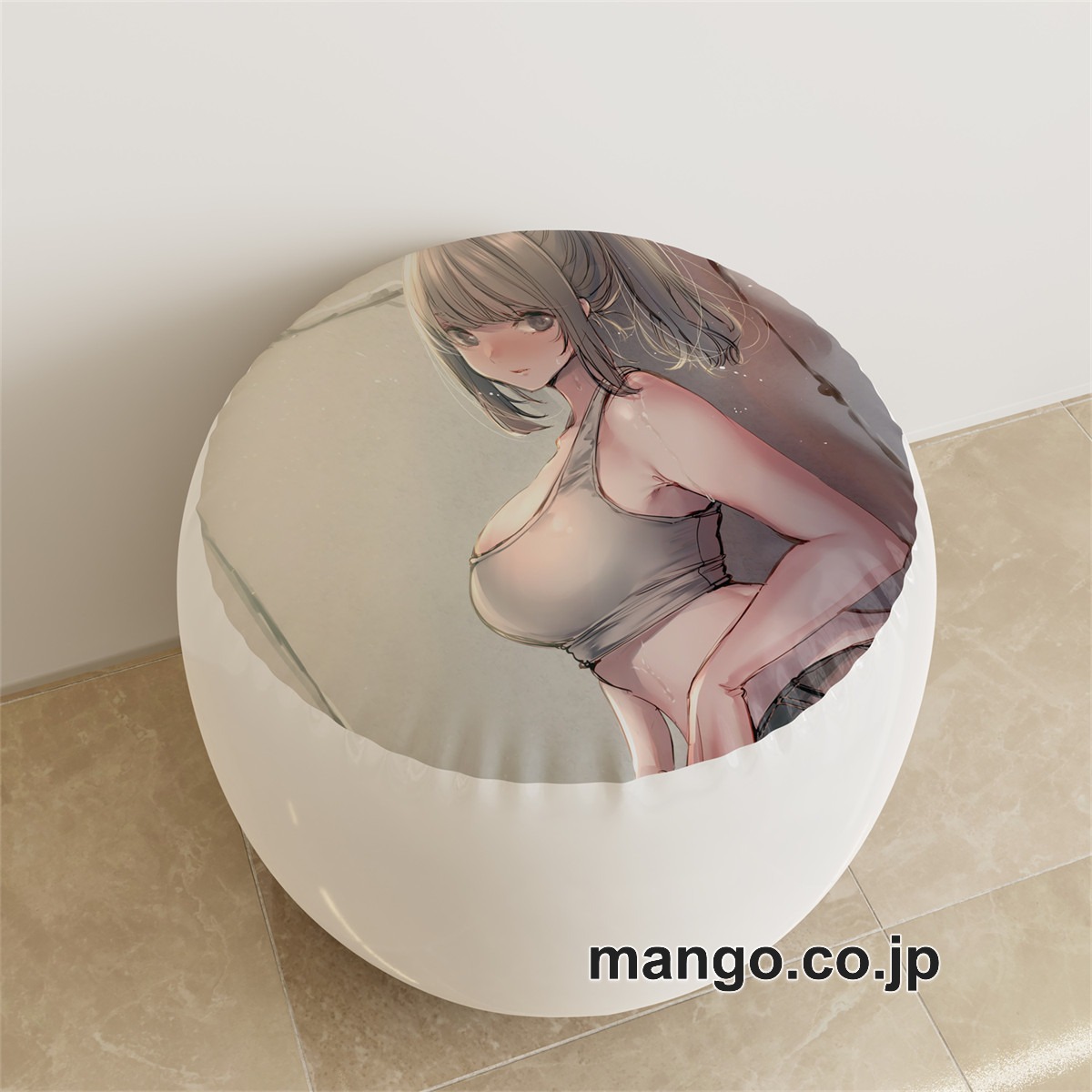 PVC ラウンドスツール アニメ キャラクター【アズールレーン】お尻 ザラpvcスツールPVC製 キャラクターグッズ コレクション用 2