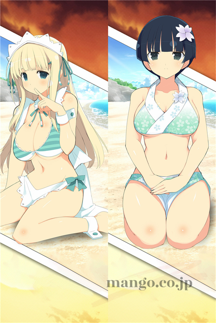 閃乱カグラ 抱き枕カバー Mango ギフトにも最適 両面プリント・160cmサイズ・萌え度満点