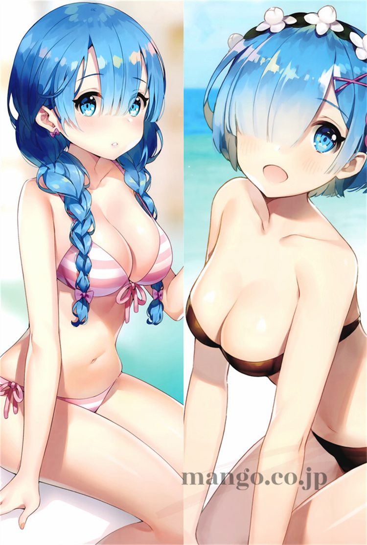 Ｒｅ：ゼロから始める異世界生活 レム 抱き枕カバー Mango ふんわり抱き心地 アニメキャラ再現・両面プリント・ふんわり抱き心地